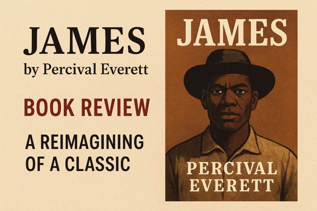 ames percival everett, james book review, james vs huckleberry finn, books about slavery, literary fiction 2024, must read books 2024